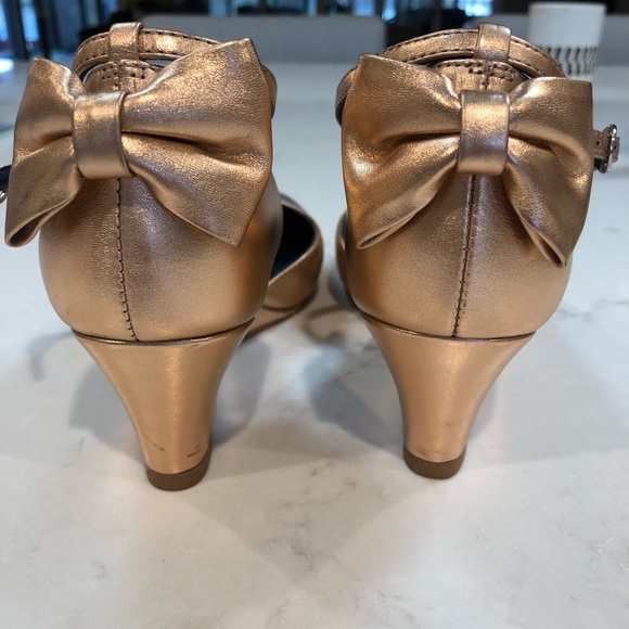 Shoes of Prey Rose Gold Wedges - Picture 3 of 8